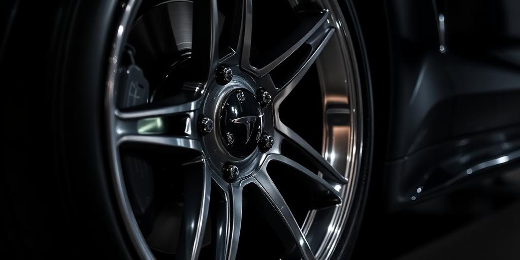 Glossy car detail